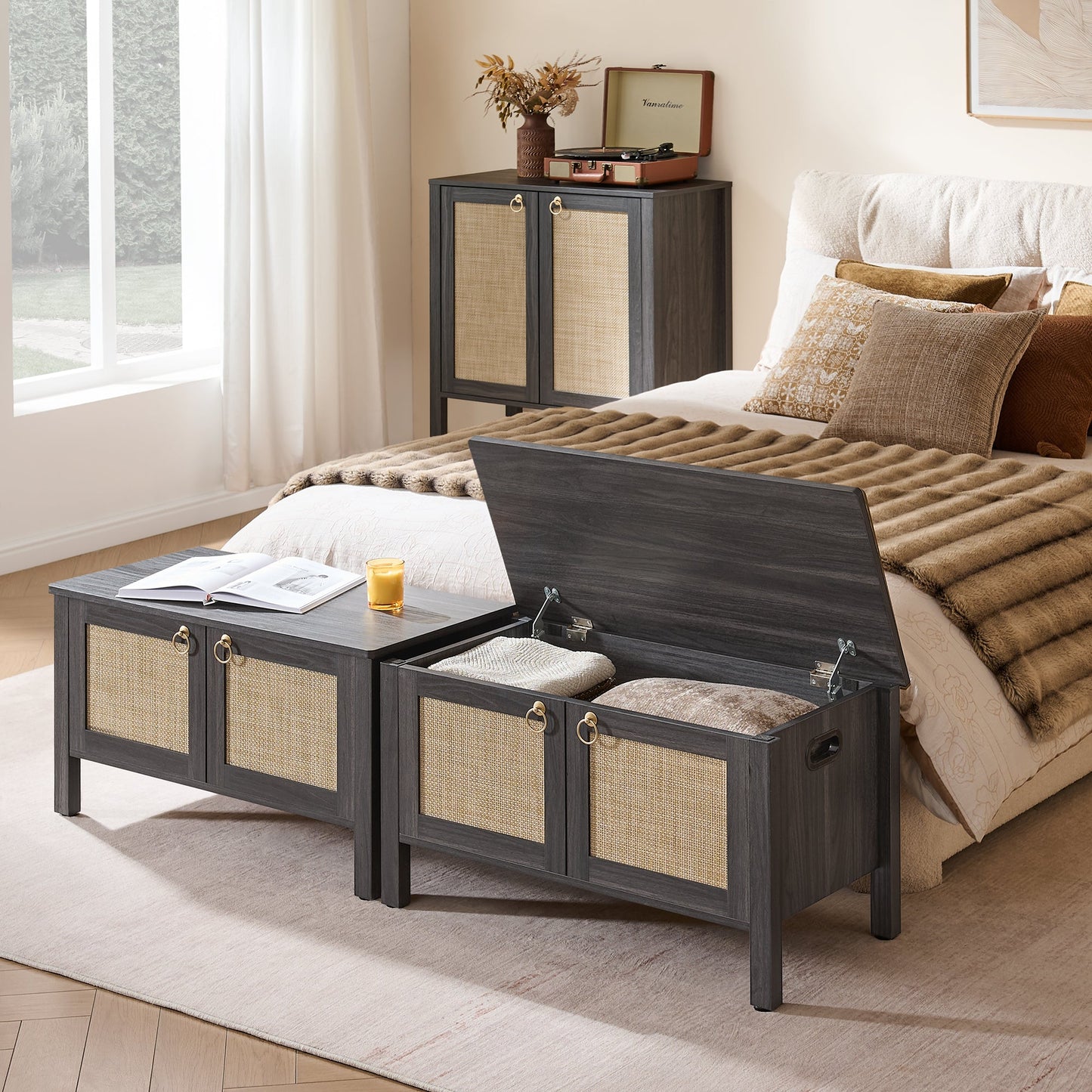 Terra Rattan Shoe Bench