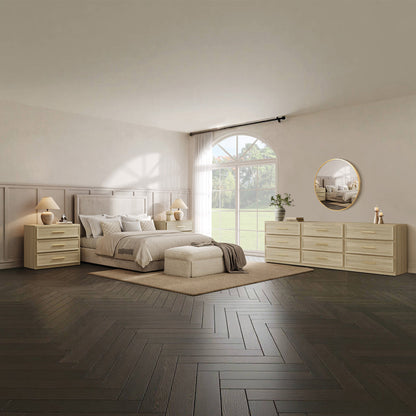 Crescent Dresser and Nightstands Set