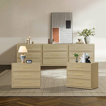 Crescent Dresser and Nightstands Set