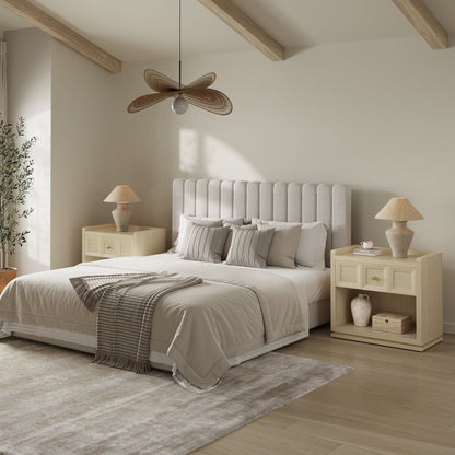 Helio Nightstands Set, 26 Inch Wide