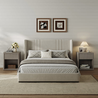 Stria Dresser and Night Tables Set