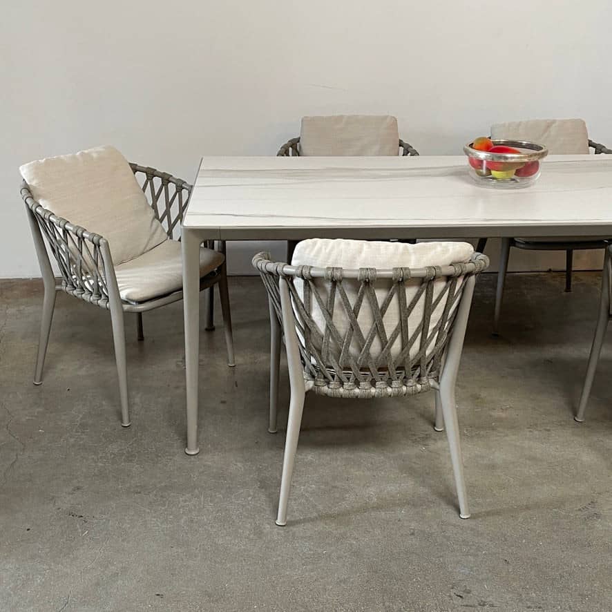 Ensemble de chaises de salle à manger d'extérieur Erica de B&amp;B Italia