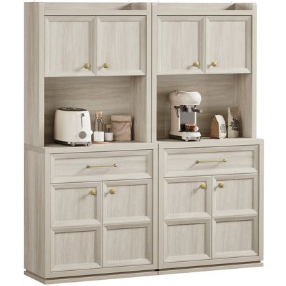 Helio White Pantry Cabinet