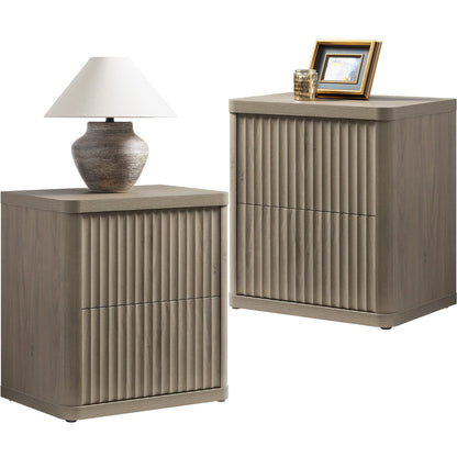Cas Nightstand with 2 Drawers