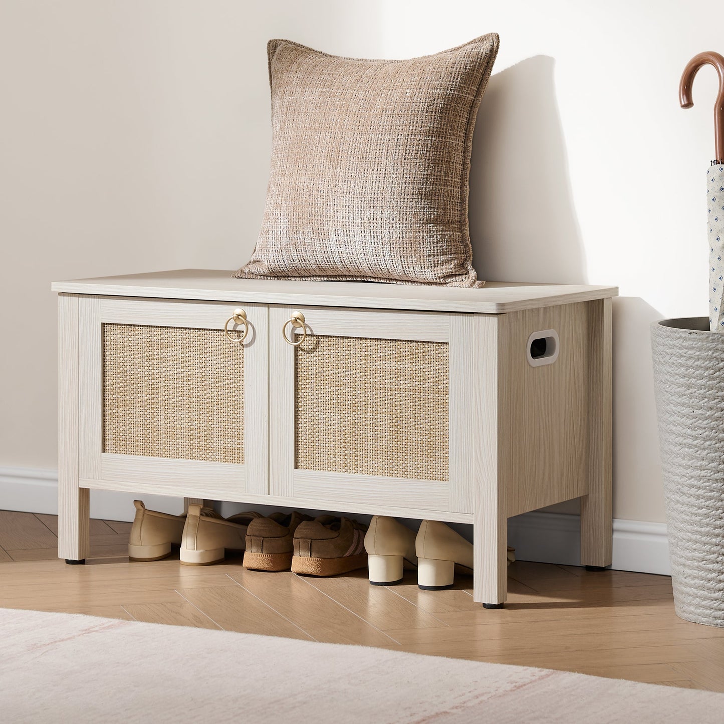 Terra Rattan Shoe Bench