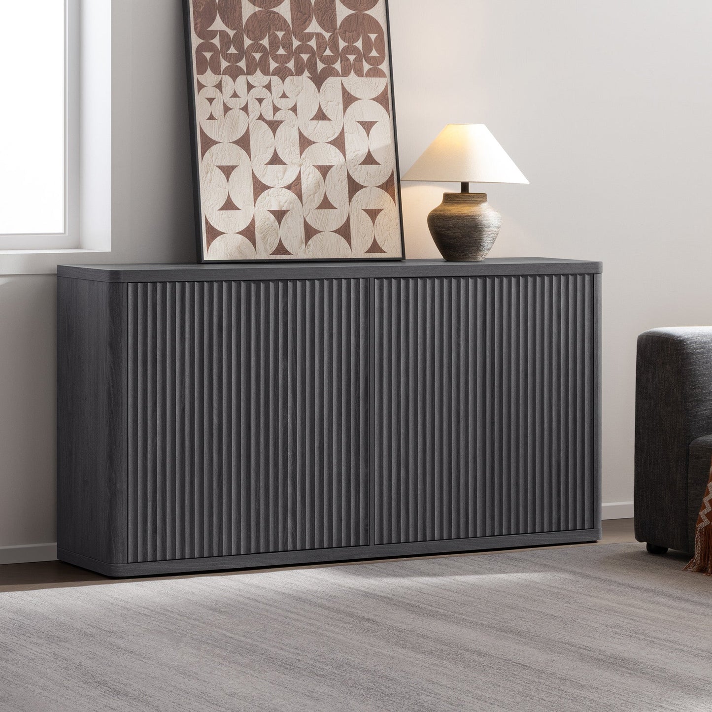 Cas 4-Door TV Stand