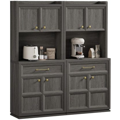 Helio White Pantry Cabinet