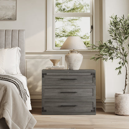 Willow 3-Drawers Nightstands Set