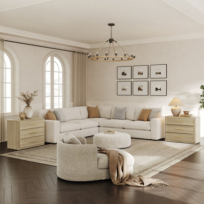 Crescent Dresser and Nightstands Set