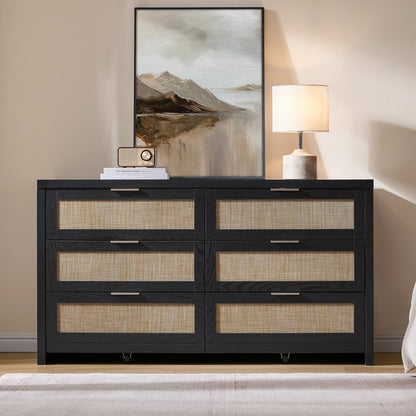 Savanna 6 Drawer Dresser, 56.85 Inch Wide