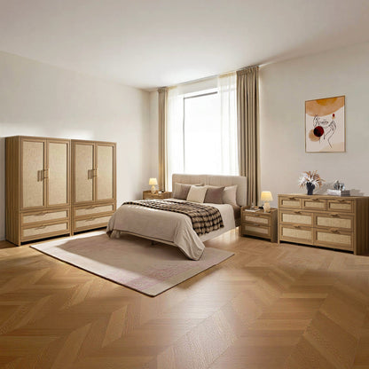 Savanna Wardrobes Closet,Dresser and Nightstand Set