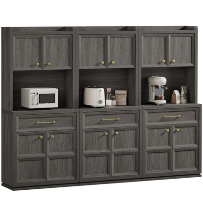 Helio White Pantry Cabinet