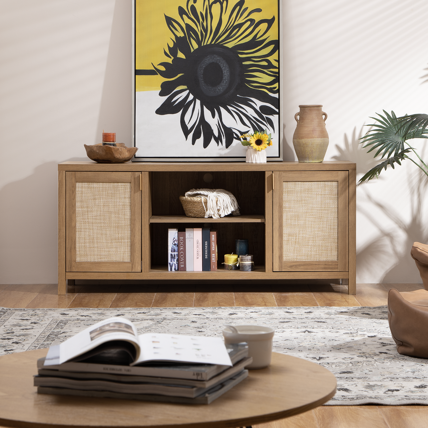 Savanna TV Stands with Shelves