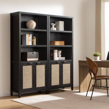 Savanna 70.9'' Tall Black Bookcase