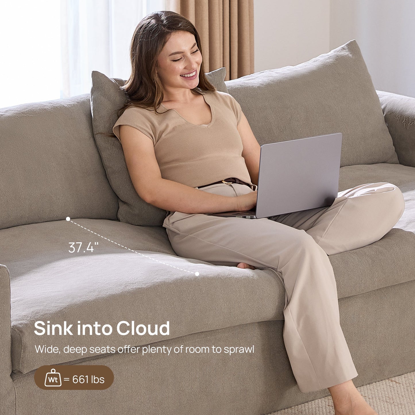 Eira 3 Seater Sofa Couch