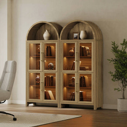 Helio Display Cabinet with Glass Door