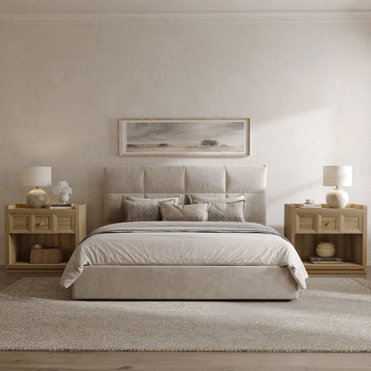 Helio Nightstands Set, 26 Inch Wide