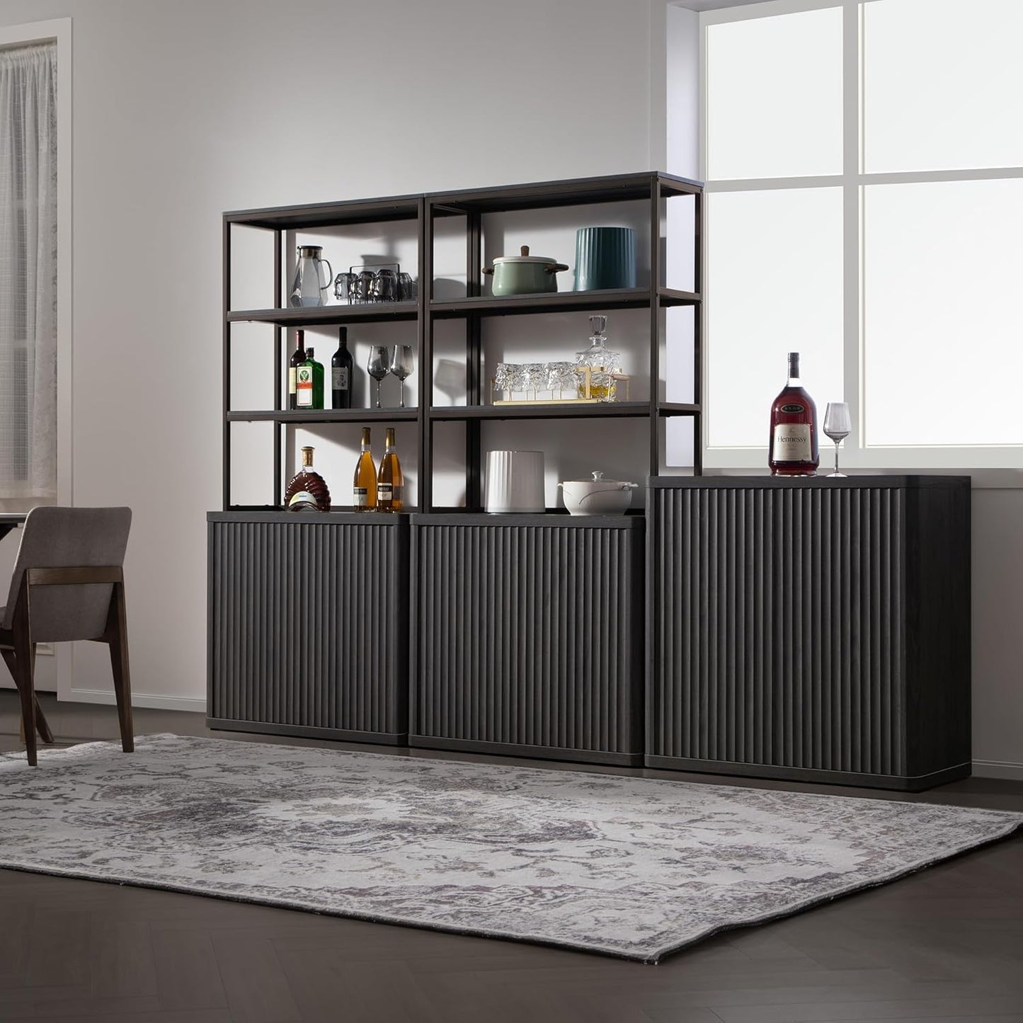 Cas Black Bookshelf