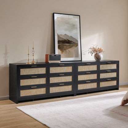 Savanna Dresser and 2 Drawers Nightstands Set