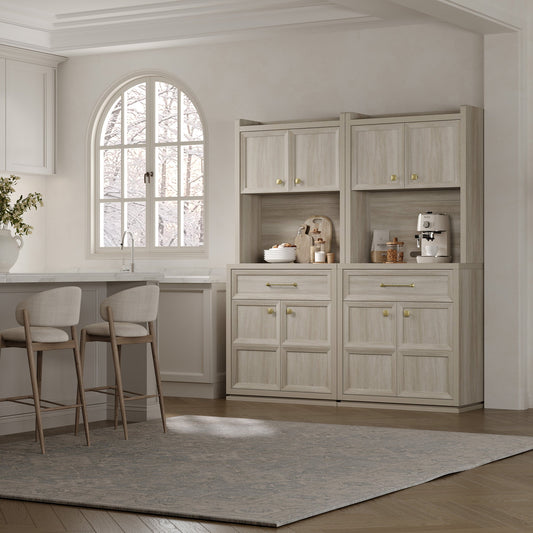 Helio White Pantry Cabinet