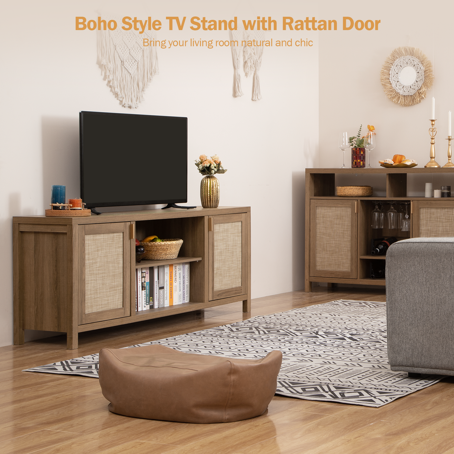 Savanna TV Stands with Shelves