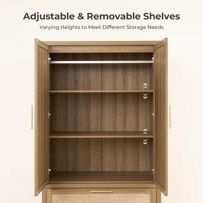 Savanna Wardrobes Closet and Dresser Set
