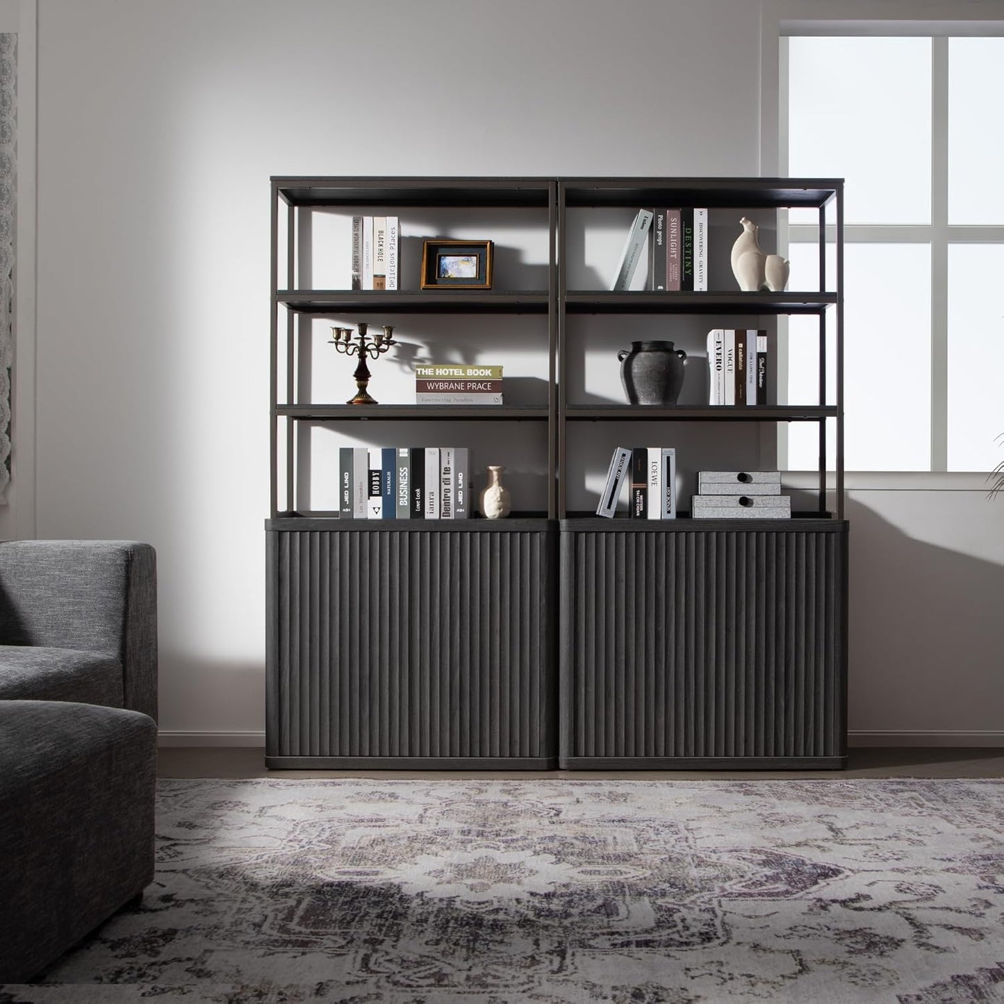 Cas Black Bookshelf