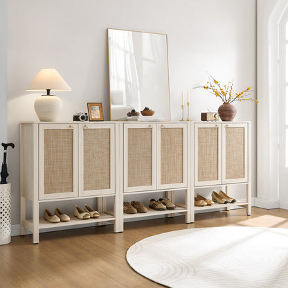 Terra Black Shoe Cabinet, 2 Doors