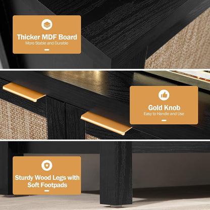 Savanna Black Console Table