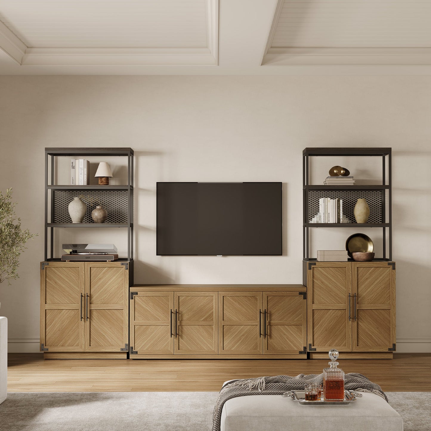 Willow TV Stand, 61.3 Inch Wide