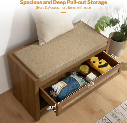 Savanna Shoe Bench with Storage