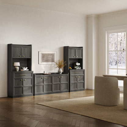 Helio White Pantry Cabinet