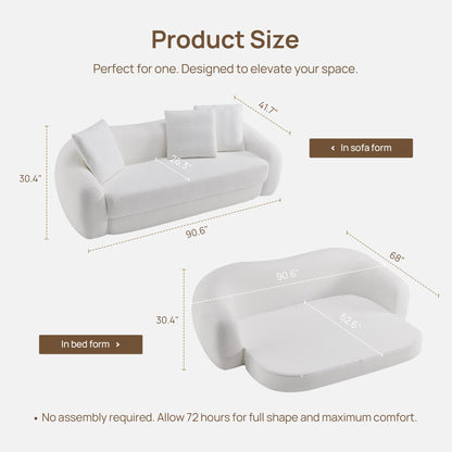 Nimbus 3 Seater Sofa Couch, Dark Grey