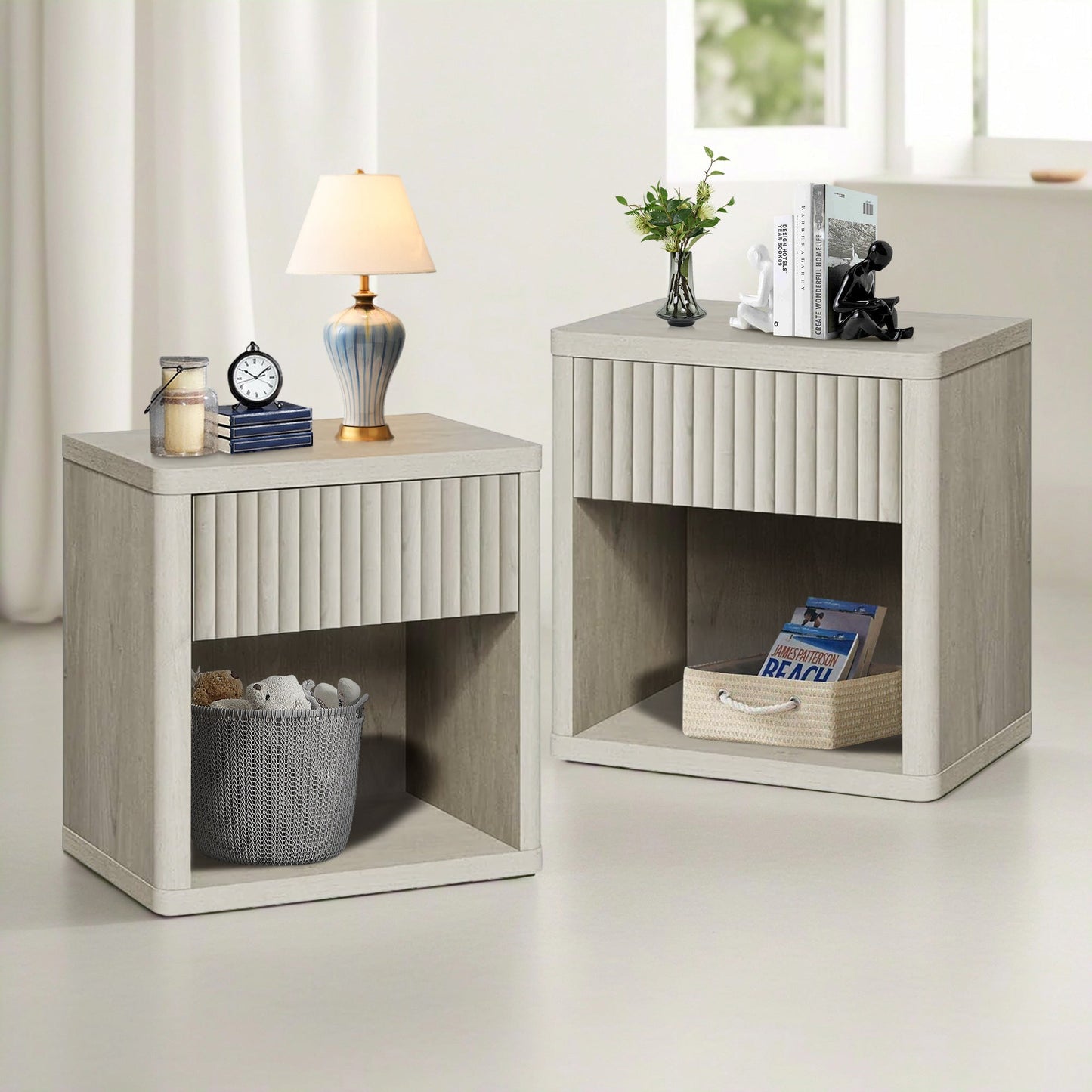 Cas Nightstand with Single Drawer