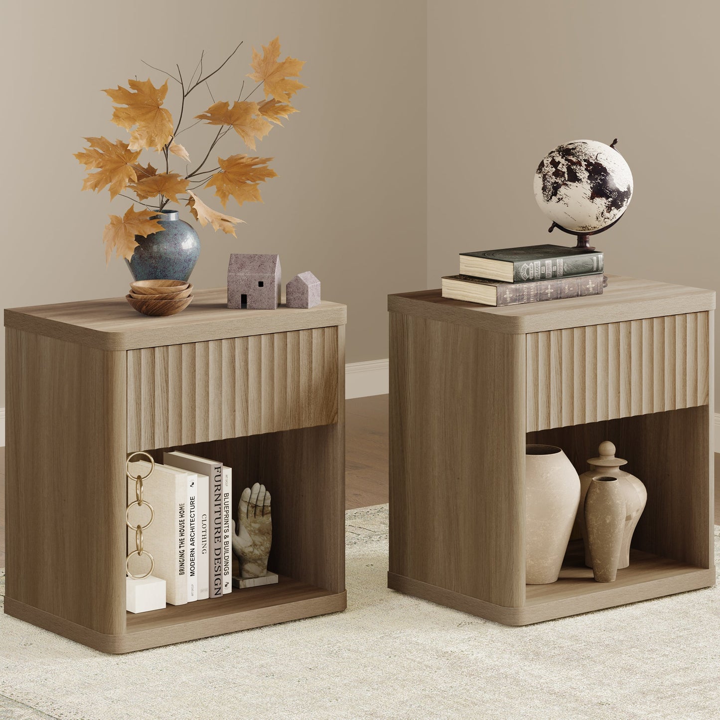 Cas Night Stand with Storage