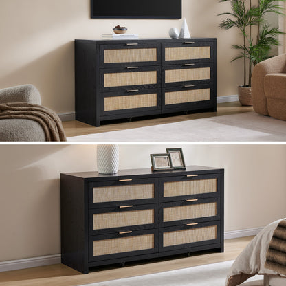 Savanna 6 Drawer Dresser, 56.85 Inch Wide
