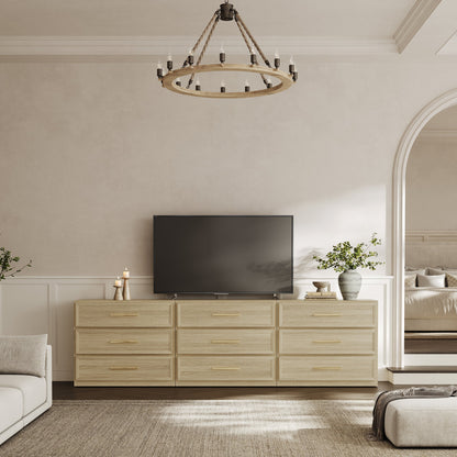Crescent Nightstand, 3 Drawers
