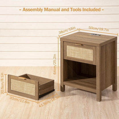 Savanna Cabinet Bedroom Set with Charging Station