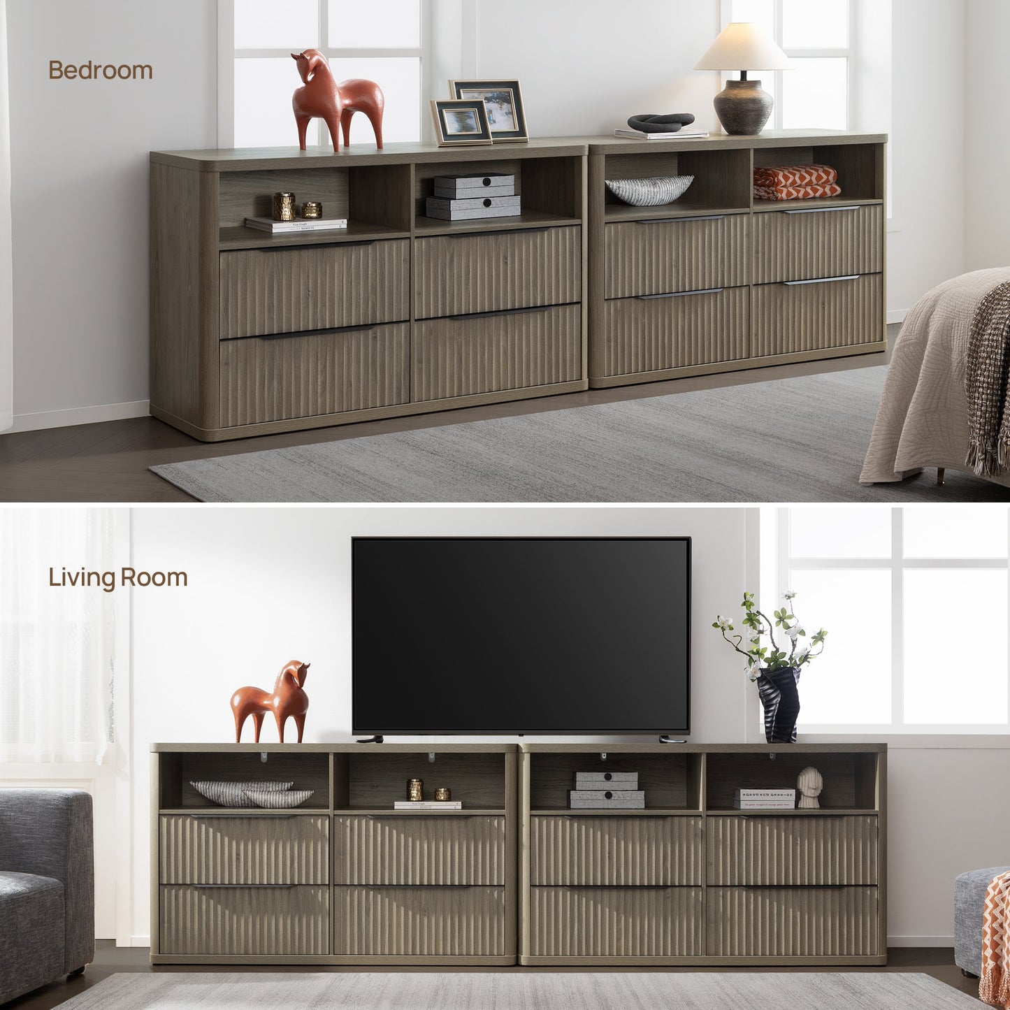 Cas Dresser, 4 Drawers