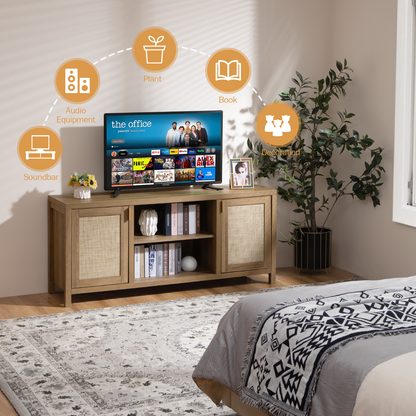 Savanna TV Stands with Shelves