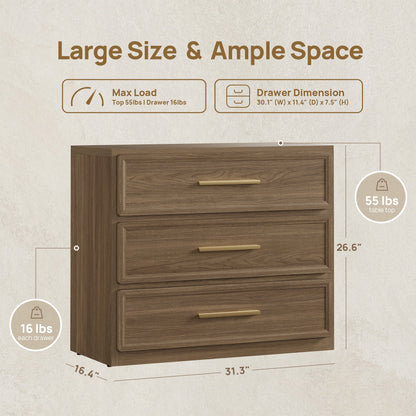 Crescent Modular 9 Drawers Dresser for Living Room