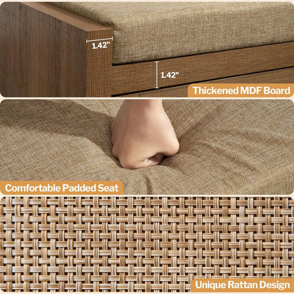 Savanna Shoe Bench with Storage