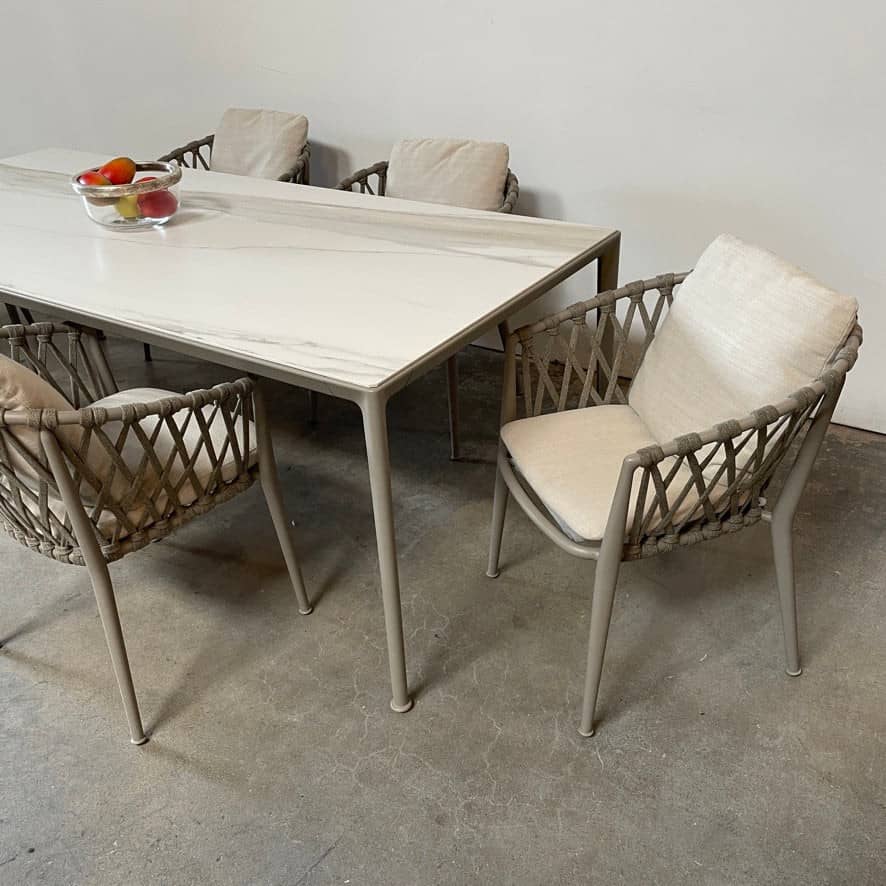 Ensemble de chaises de salle à manger d'extérieur Erica de B&amp;B Italia