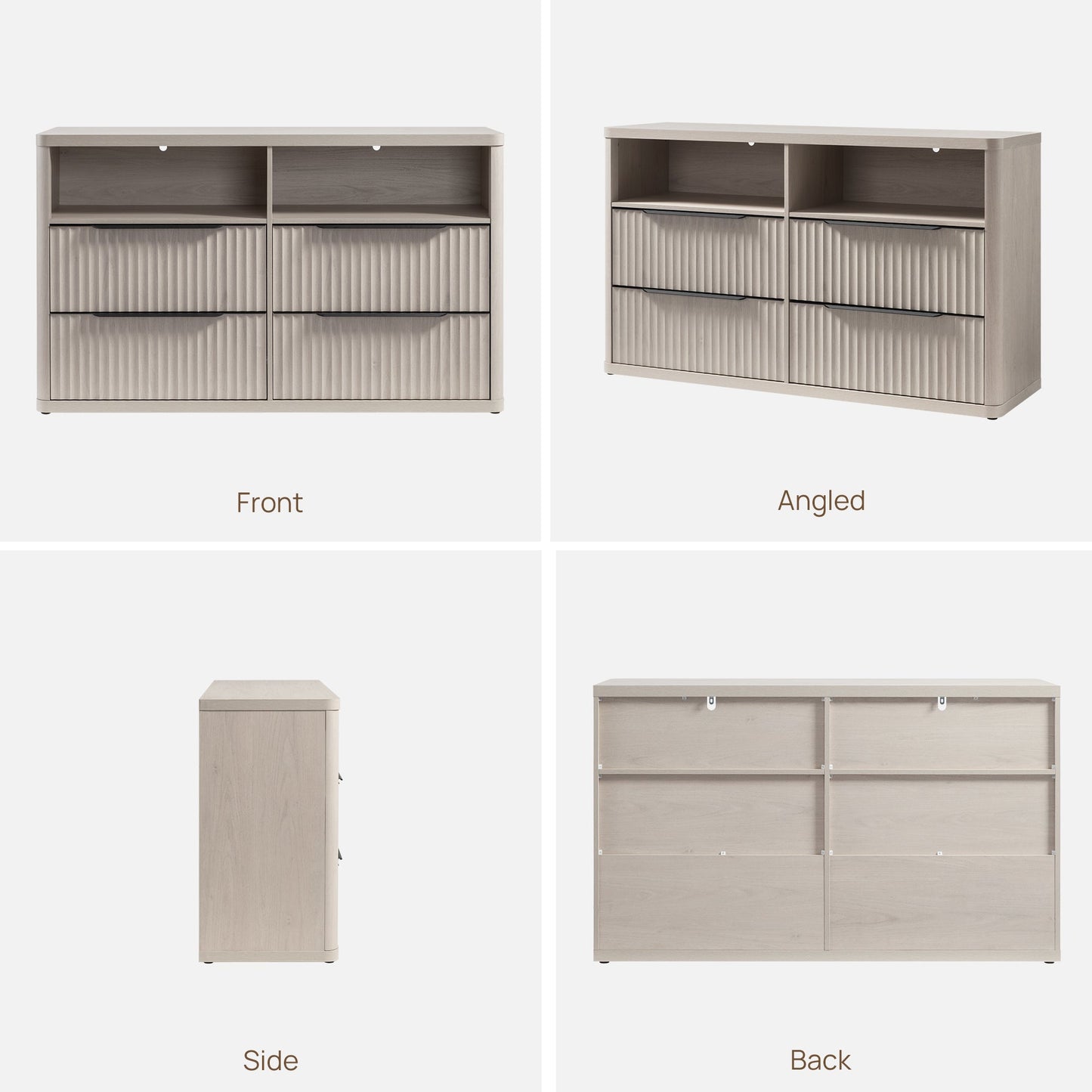 Cas Dresser, 4 Drawers