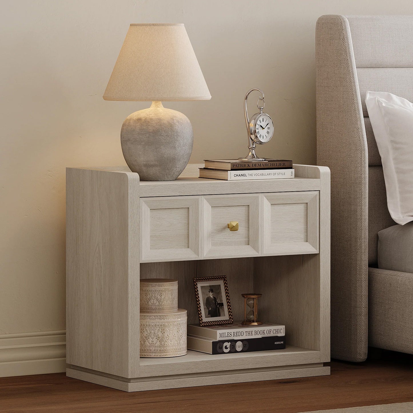 Helio Nightstands Set, 26 Inch Wide