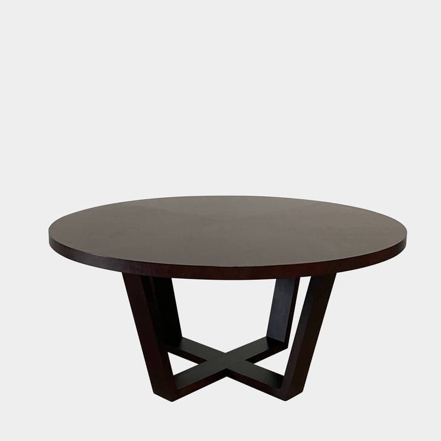 Table à manger Maxalto Xilos finition wengé