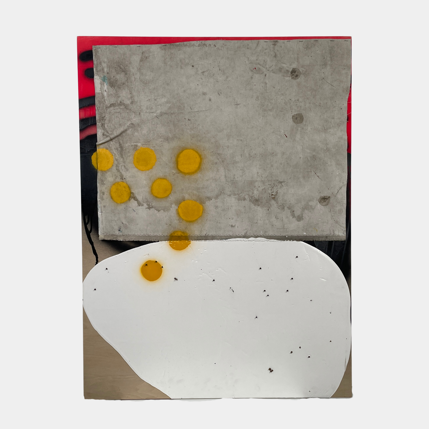 Allison Caesar, Peinture diptyque en techniques mixtes : Avant notre rencontre