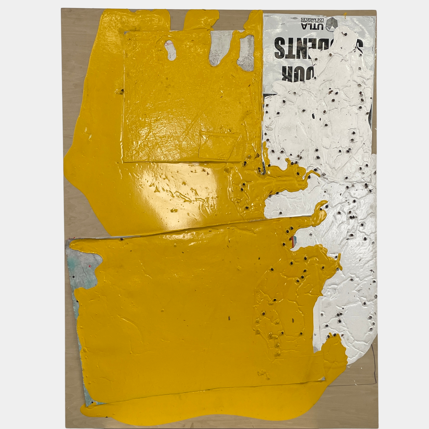 Allison Caesar, Peinture diptyque en techniques mixtes : Avant notre rencontre