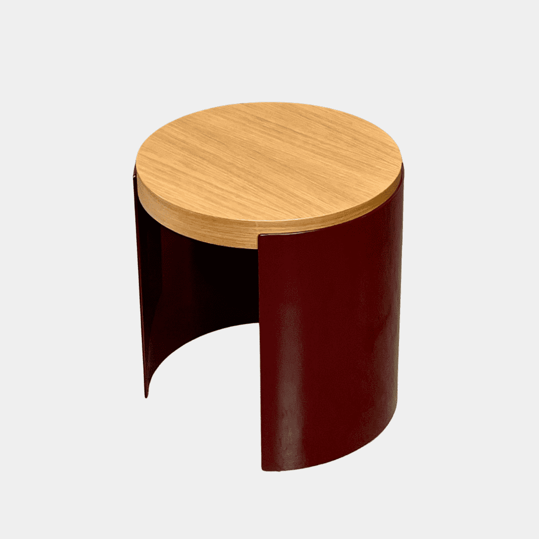 Table d'appoint Cassina Bowy en chêne