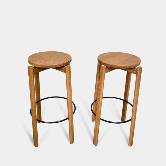 Ensemble de deux tabourets de bar Audo Passage